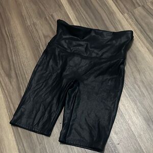 Black Women's High-Waisted Shorts